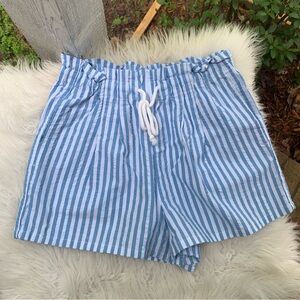 Wild Fable Striped Paper Bag Shorts